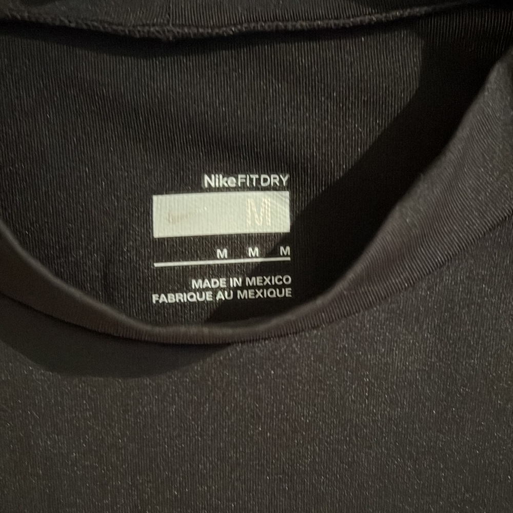 Nike Men’s Dry Fit Pro Performance Tee in Black Sz M - Picture 3 of 8
